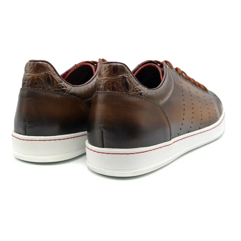 65-201-BRN RUSSO Burnished Italian Calfskin - Brown