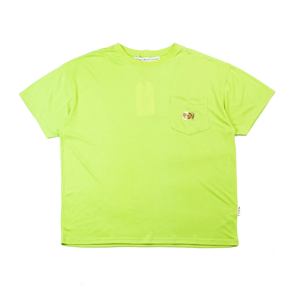 Abc 123. Lightweight S/S Pocket Tee (Citrine Green)