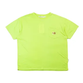 Abc 123. Lightweight S/S Pocket Tee (Citrine Green)