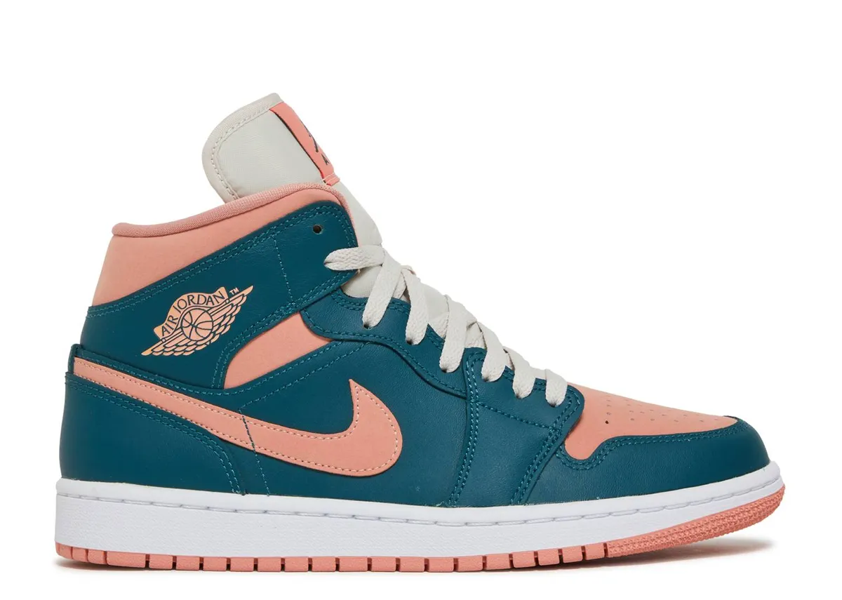 Air Jordan 1 Mid 'Dark Teal Green' WMNS