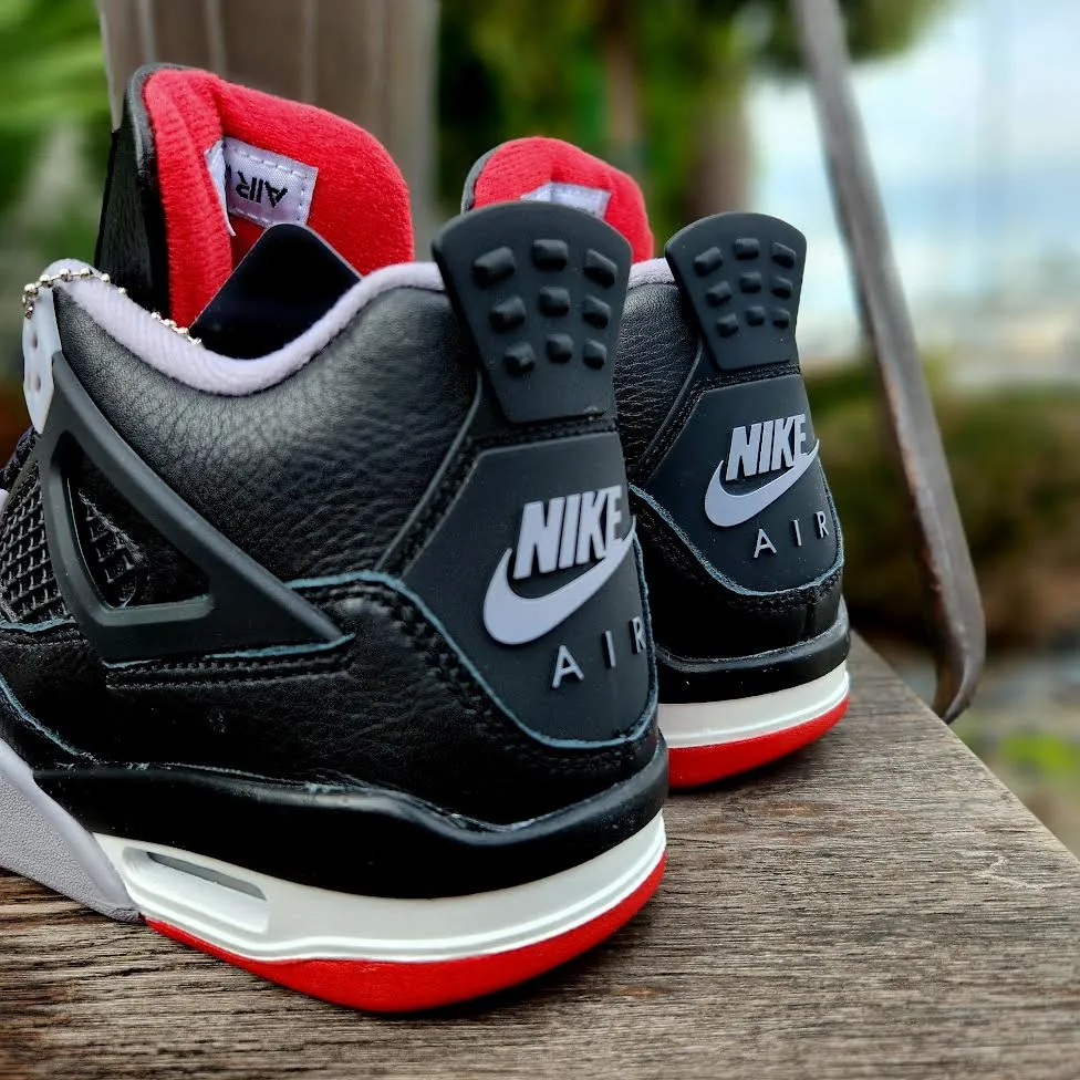 AIR JORDAN 4 RETRO (GS) 'BRED REIMAGINED'