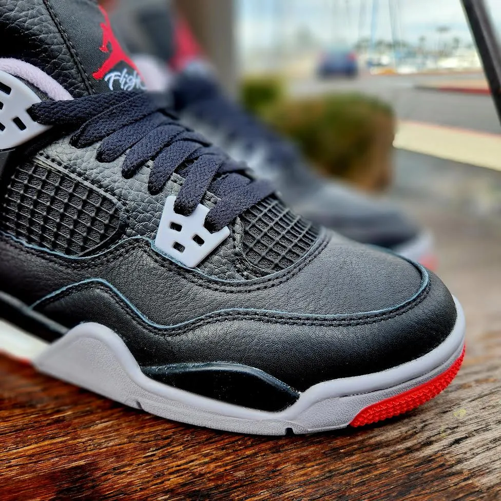 AIR JORDAN 4 RETRO (GS) 'BRED REIMAGINED'