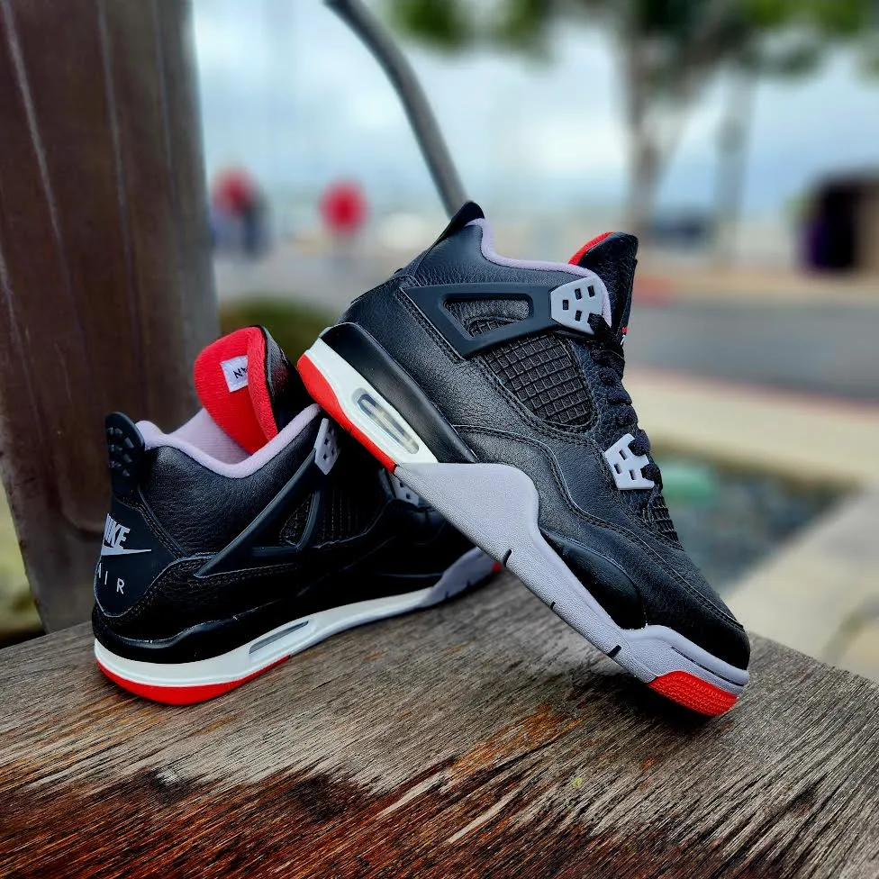 AIR JORDAN 4 RETRO (GS) 'BRED REIMAGINED'