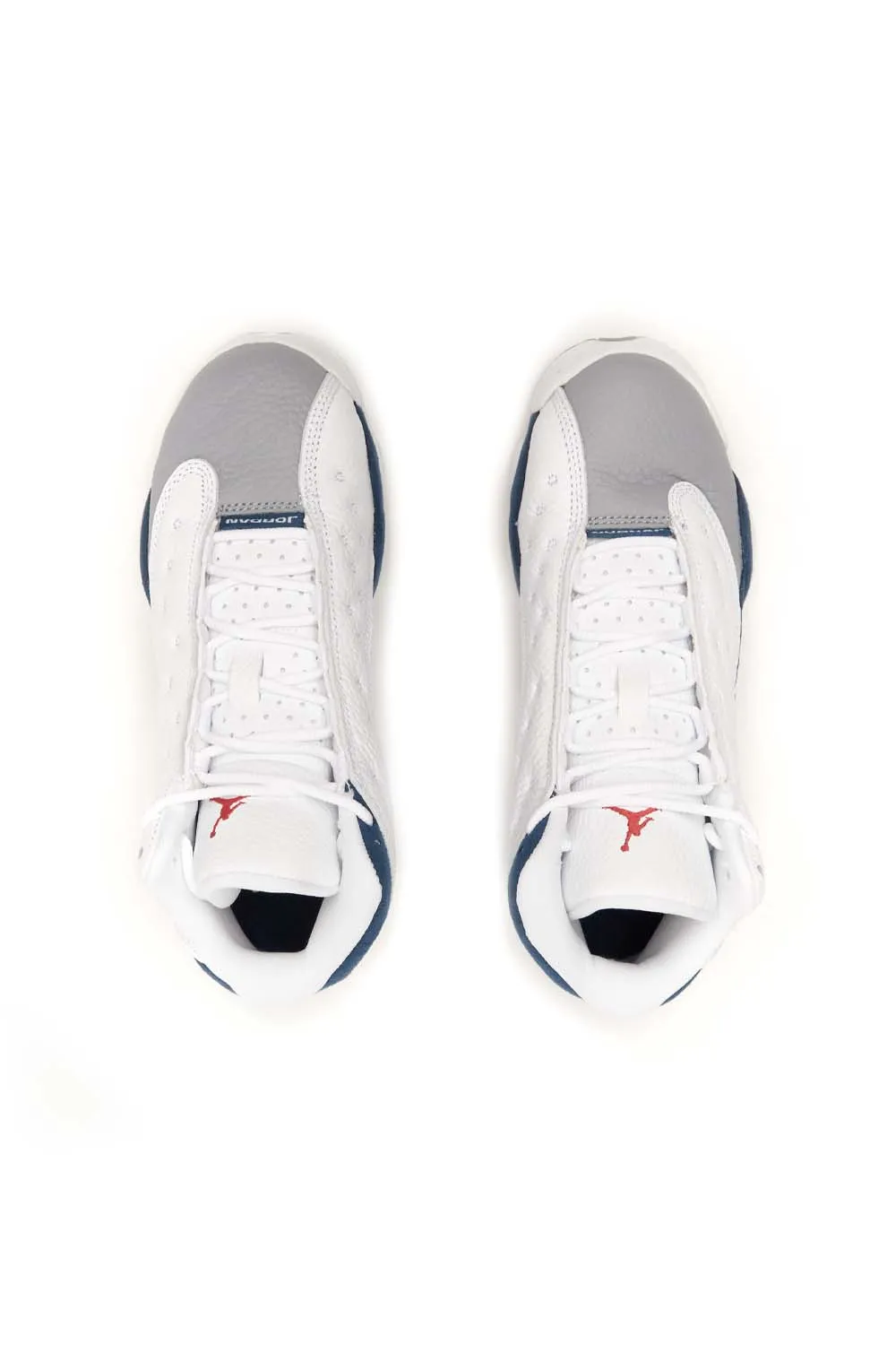 Air Jordan Kids 13 Retro Shoes 'White/Fire Red/French Blue'