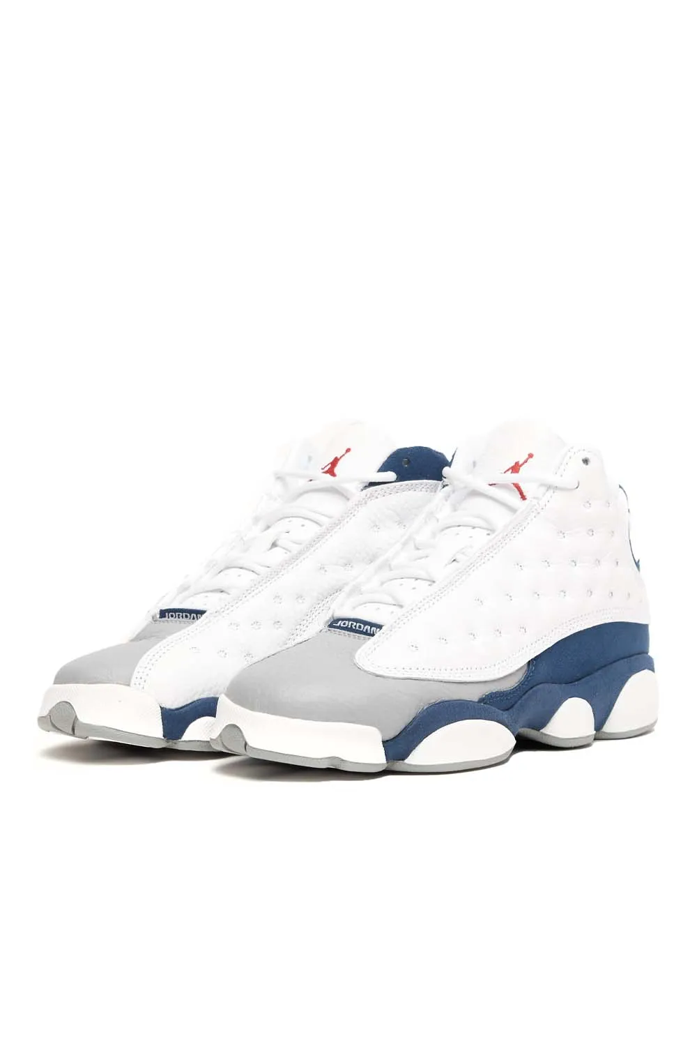 Air Jordan Kids 13 Retro Shoes 'White/Fire Red/French Blue'