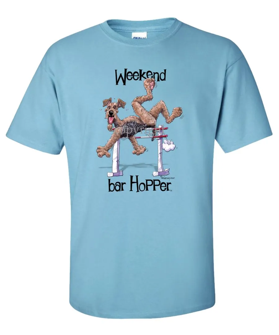 Airedale Terrier - Weekend Barhopper - T-Shirt