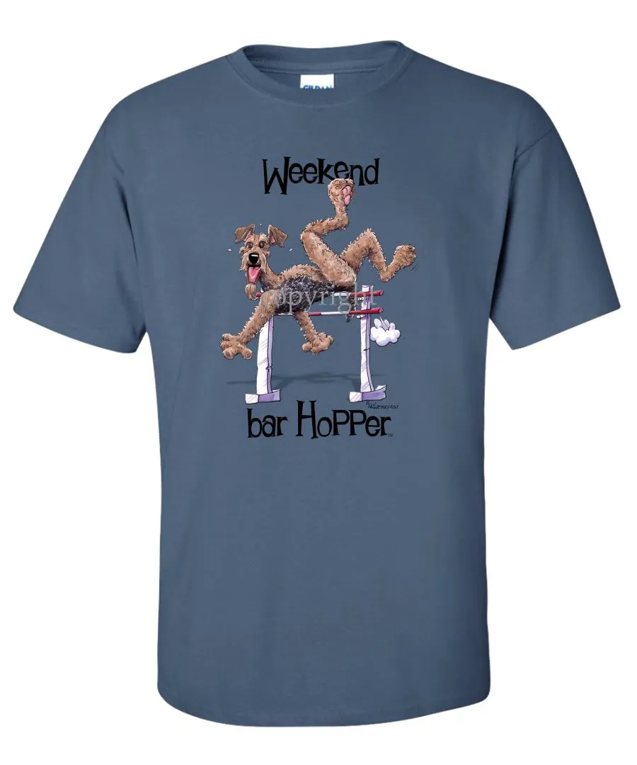 Airedale Terrier - Weekend Barhopper - T-Shirt