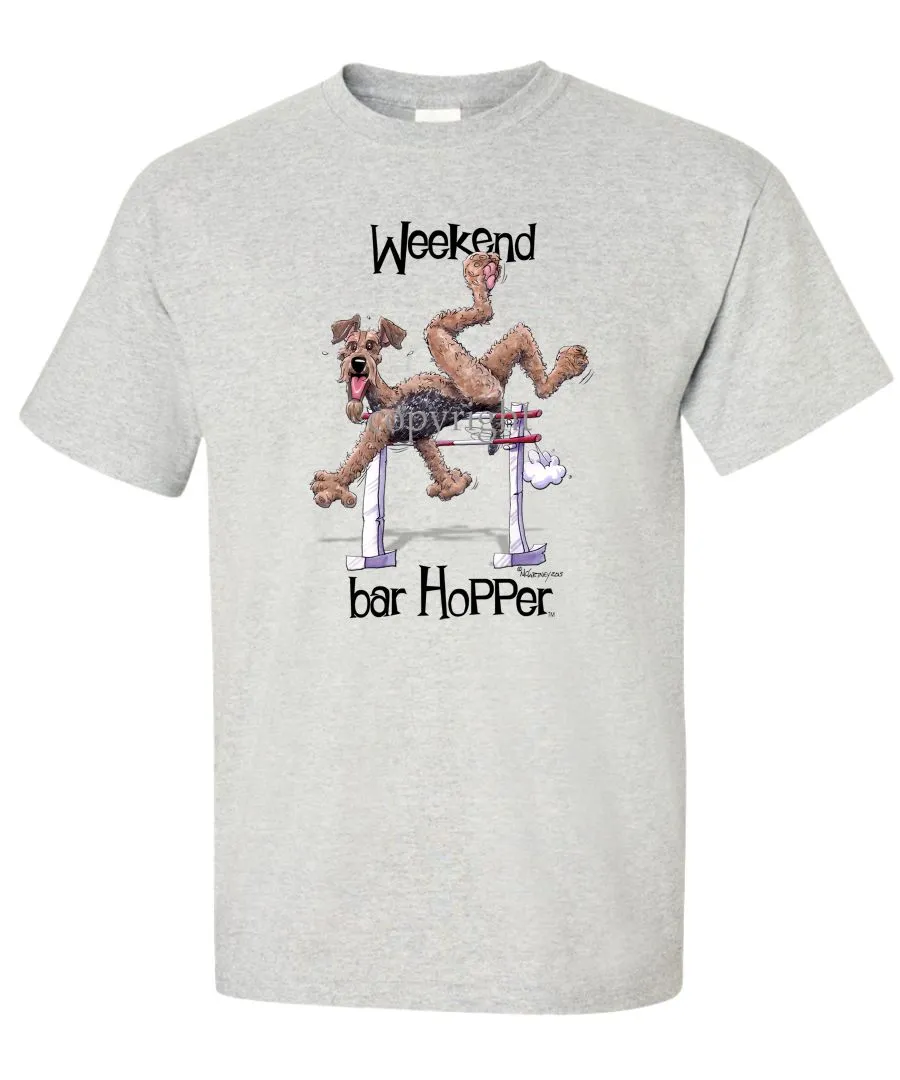 Airedale Terrier - Weekend Barhopper - T-Shirt