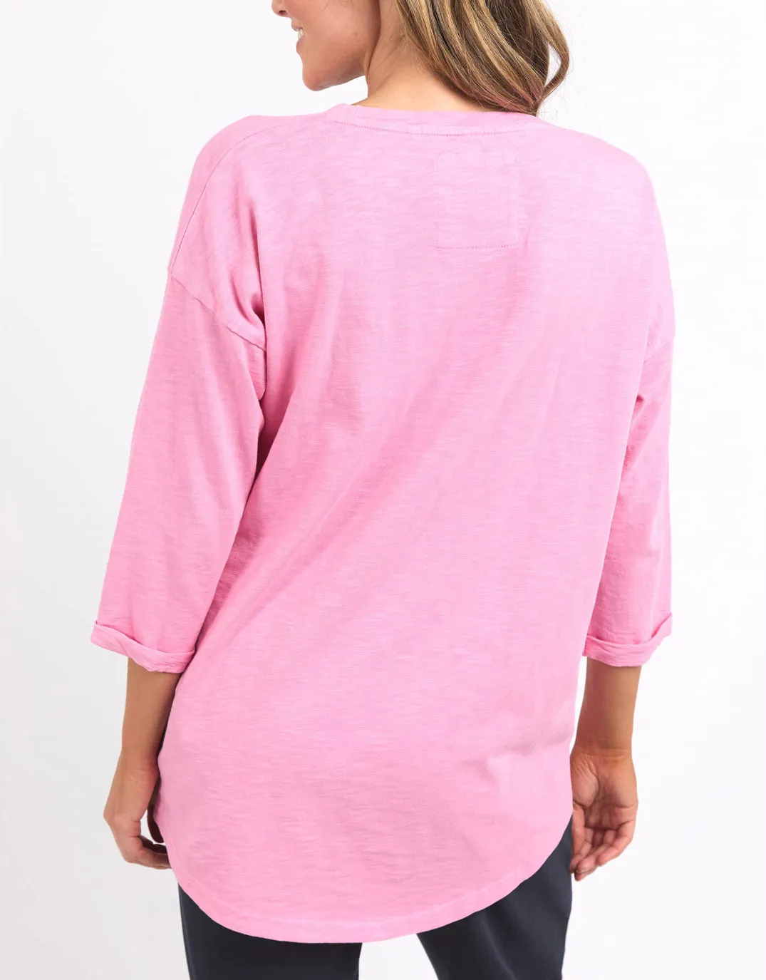 Annie Lightweight Top - Strawberry Pink