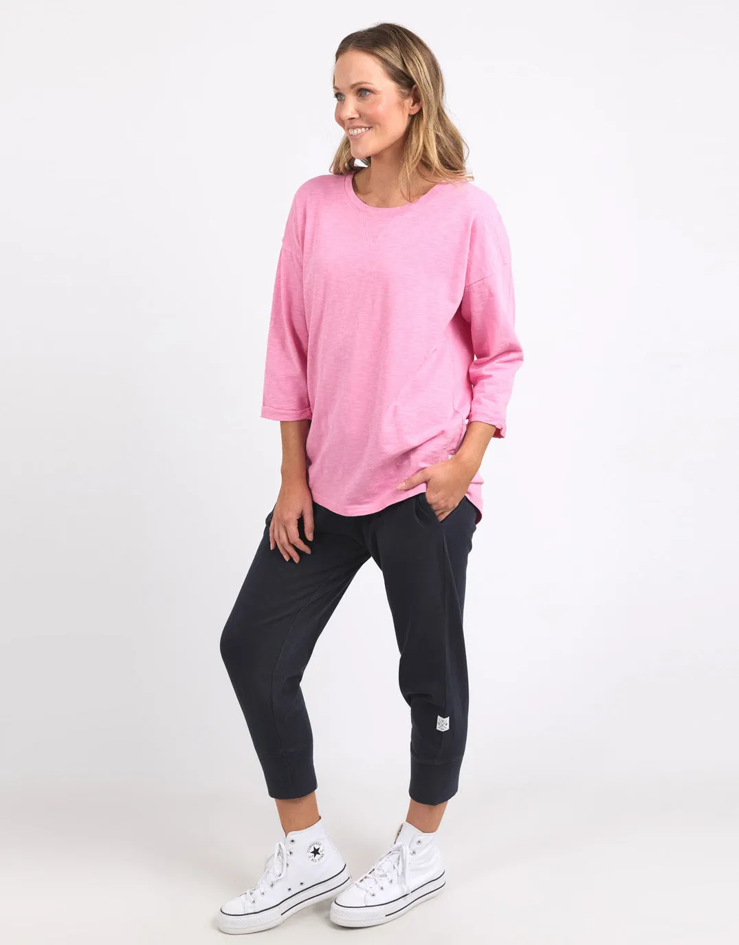 Annie Lightweight Top - Strawberry Pink