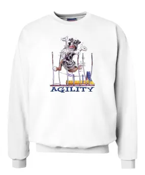 Australian Shepherd  Blue Merle - Agility Weave II - Sweatshirt