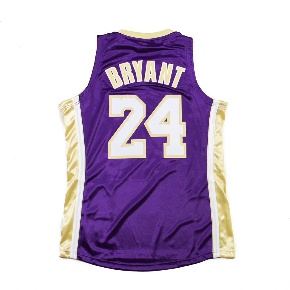 Authentic Hall of Fame Lakers Kobe Bryant Jersey (Purple)