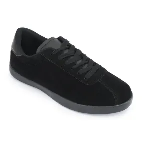 Black Chunky Lace Up Trainer