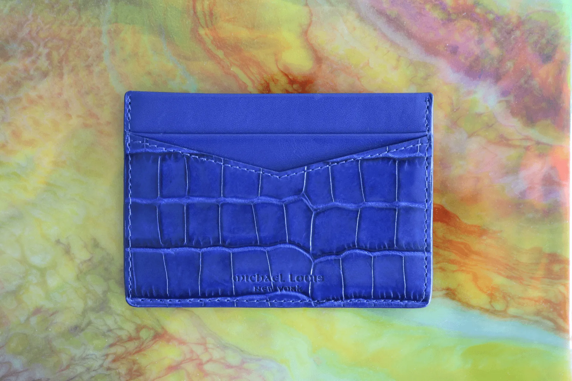 Blue Croc V2 Card Holder