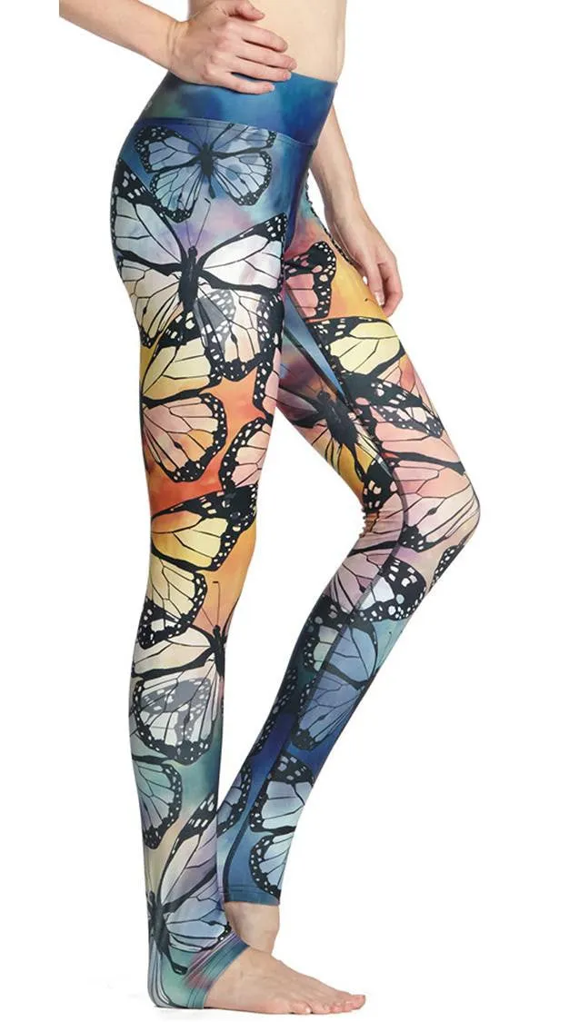 Butterflies - Full Length Triathlon Leggings