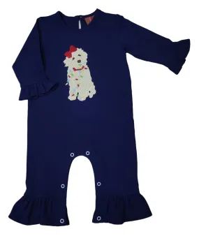 Christmas Doodle Applique Romper