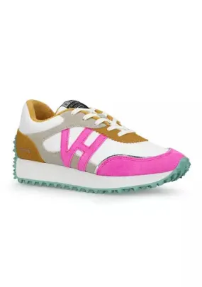 Cosmic 9 Sneakers in Neon Pink/Mustard