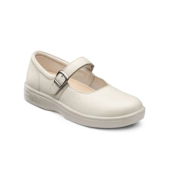 Dr. Comfort Women's Diabetic Casual Shoe - Merry Jane - Light Beige