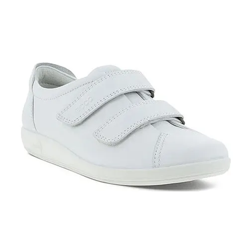 Ecco Velcro Walking Shoes - 206513 - White