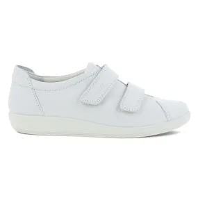 Ecco Velcro Walking Shoes - 206513 - White