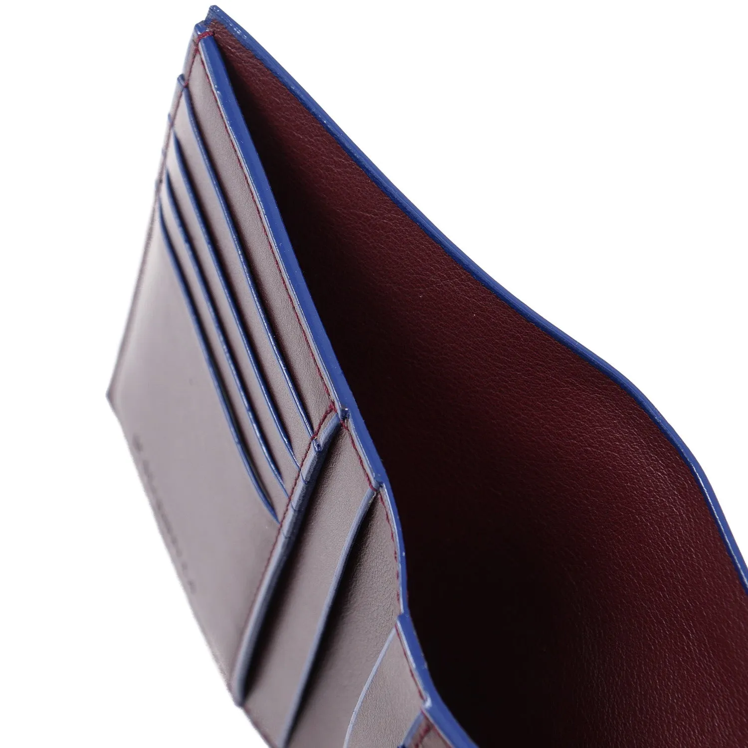 E.Marinella Vertical Wallet in Soft Calfskin