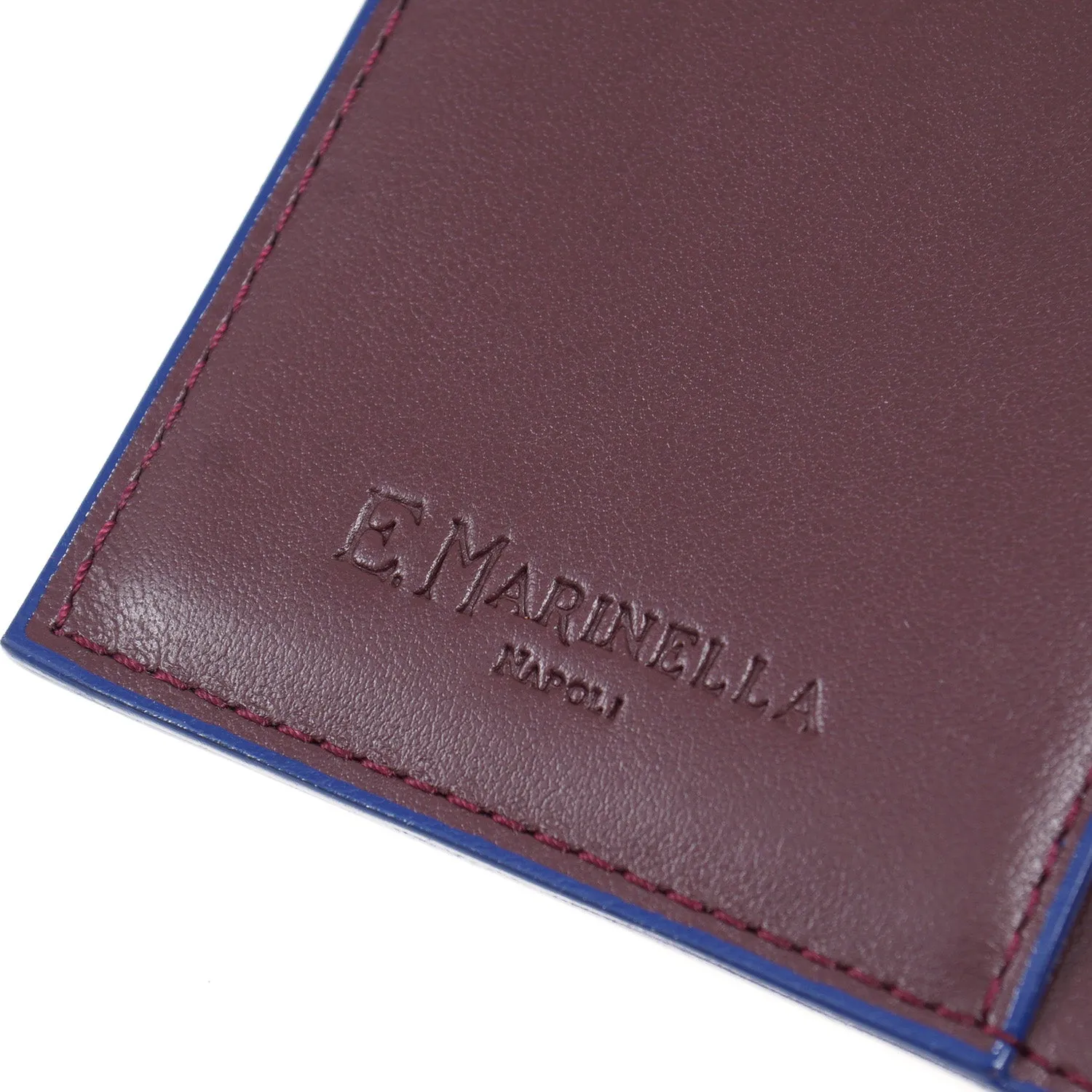 E.Marinella Vertical Wallet in Soft Calfskin