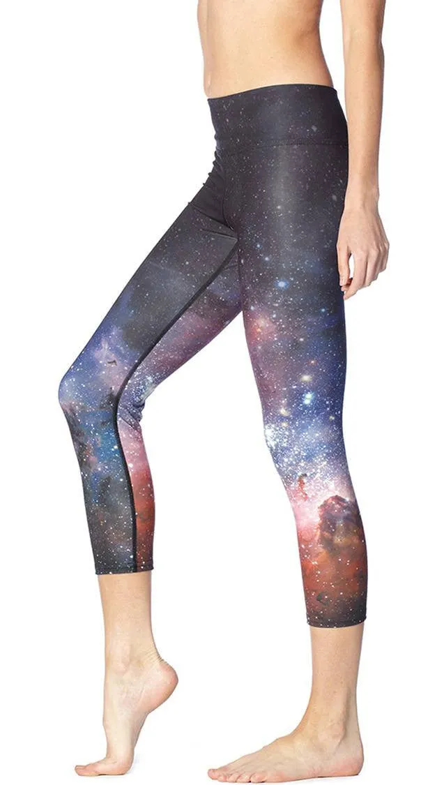 Galaxy - Triathlon Capri Leggings - CUSTOM ORDER