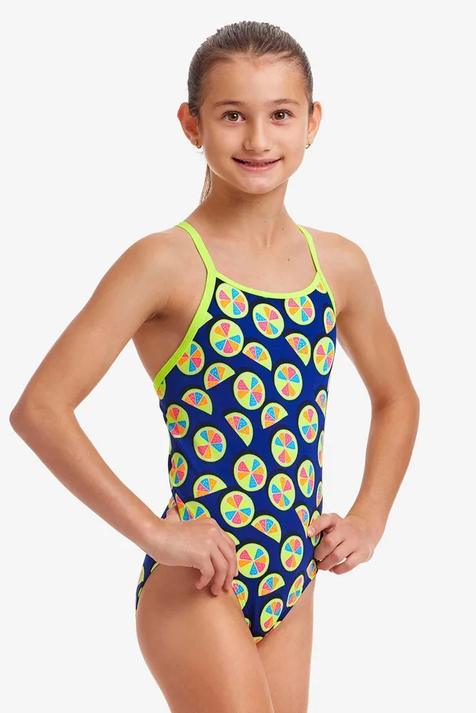 GIRL'S YOU LEMON DIAMOND BACK ONE PIECE