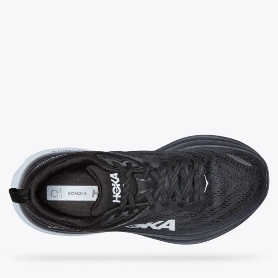 Hoka One One Bondi 8 - Black / White