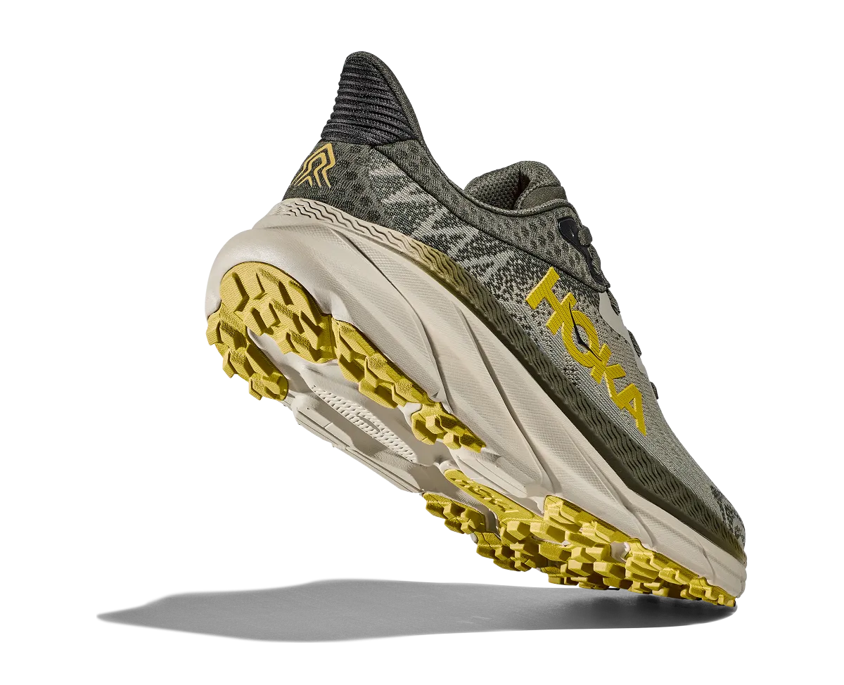 Hoka One One Challenger 7 Wide Trail Runner - Olive Haze / Forest Cover