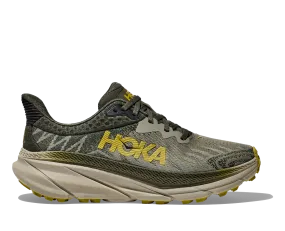 Hoka One One Challenger 7 Wide Trail Runner - Olive Haze / Forest Cover