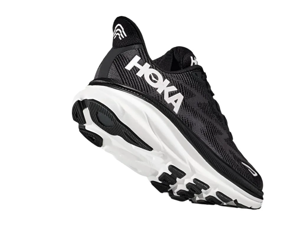 Hoka Women's Clifton 9 Black / White