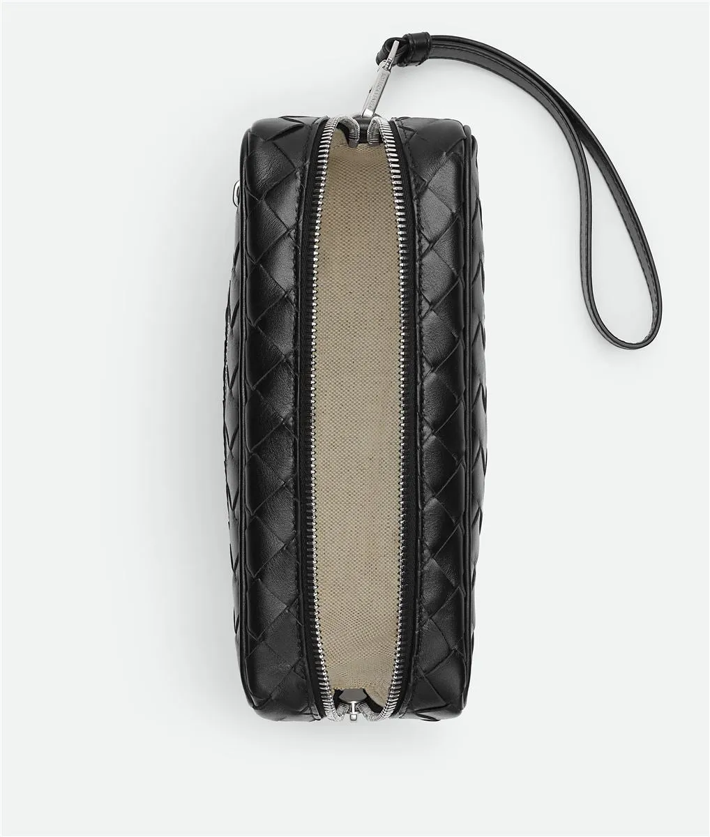 INTRECCIATO SMALL POUCH WITH WRISTLET