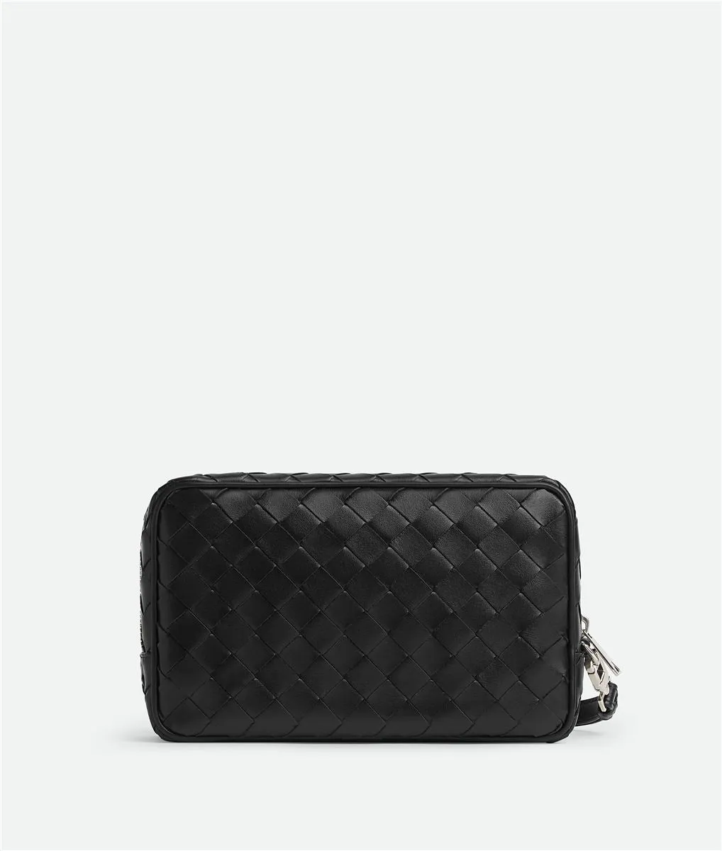 INTRECCIATO SMALL POUCH WITH WRISTLET