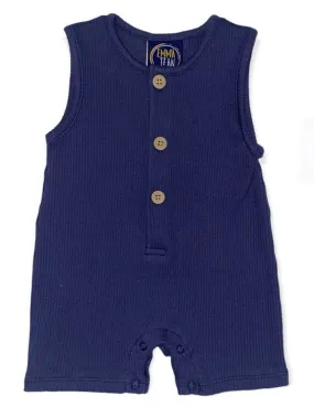 Jett Shortall-Navy Blue Ribbed