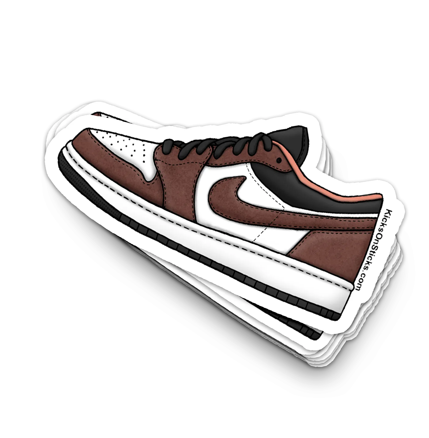 Jordan 1 Low "Mocha" Sneaker Sticker