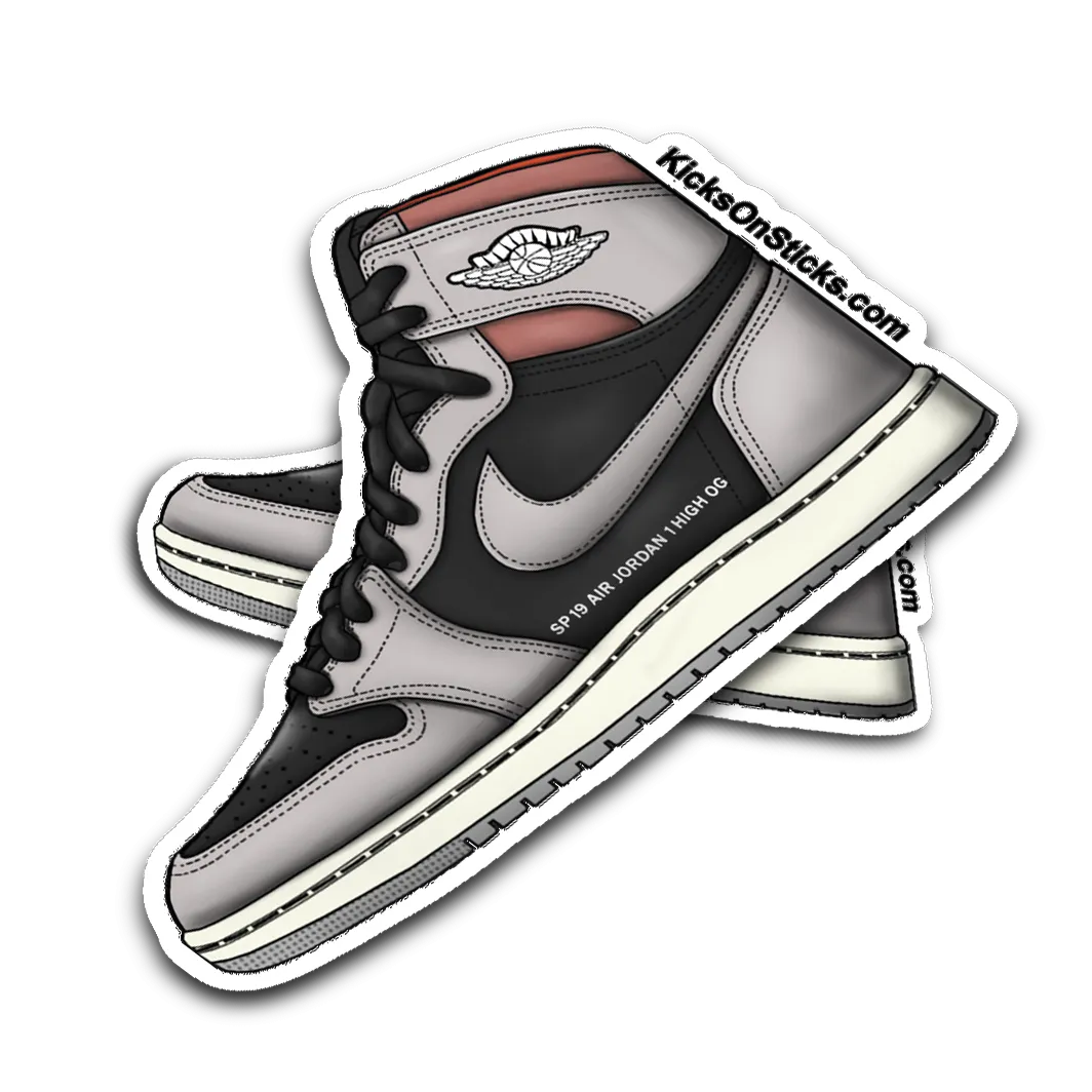 Jordan 1 "Neutral Grey Black" Sneaker Sticker