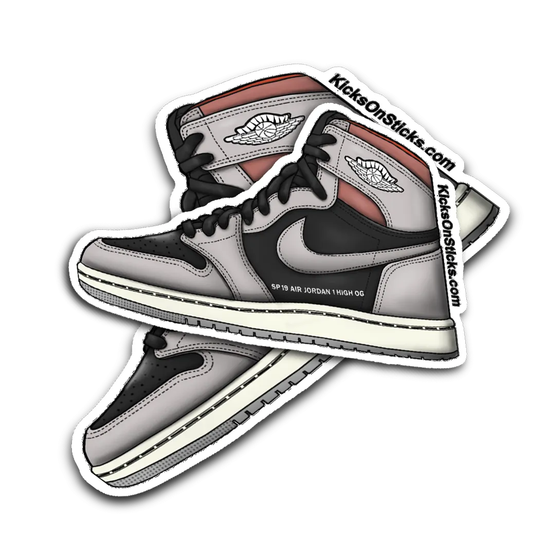 Jordan 1 "Neutral Grey Black" Sneaker Sticker