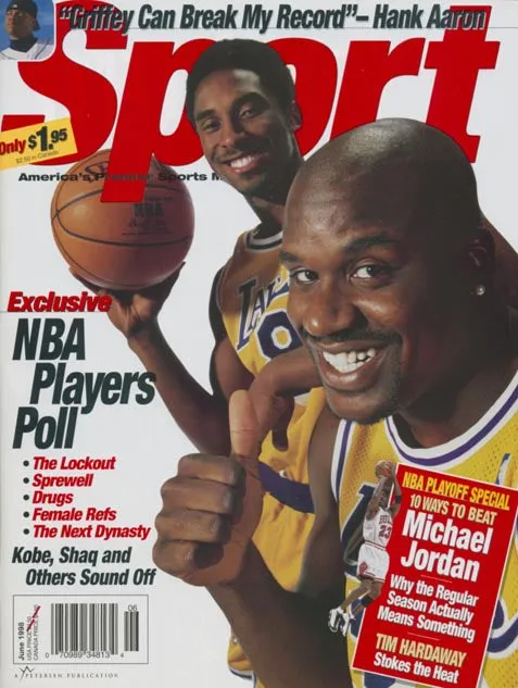 June 1998 Sport Cover (Kobe Bryant and Shaquille O'Neal, Los Angeles Lakers)