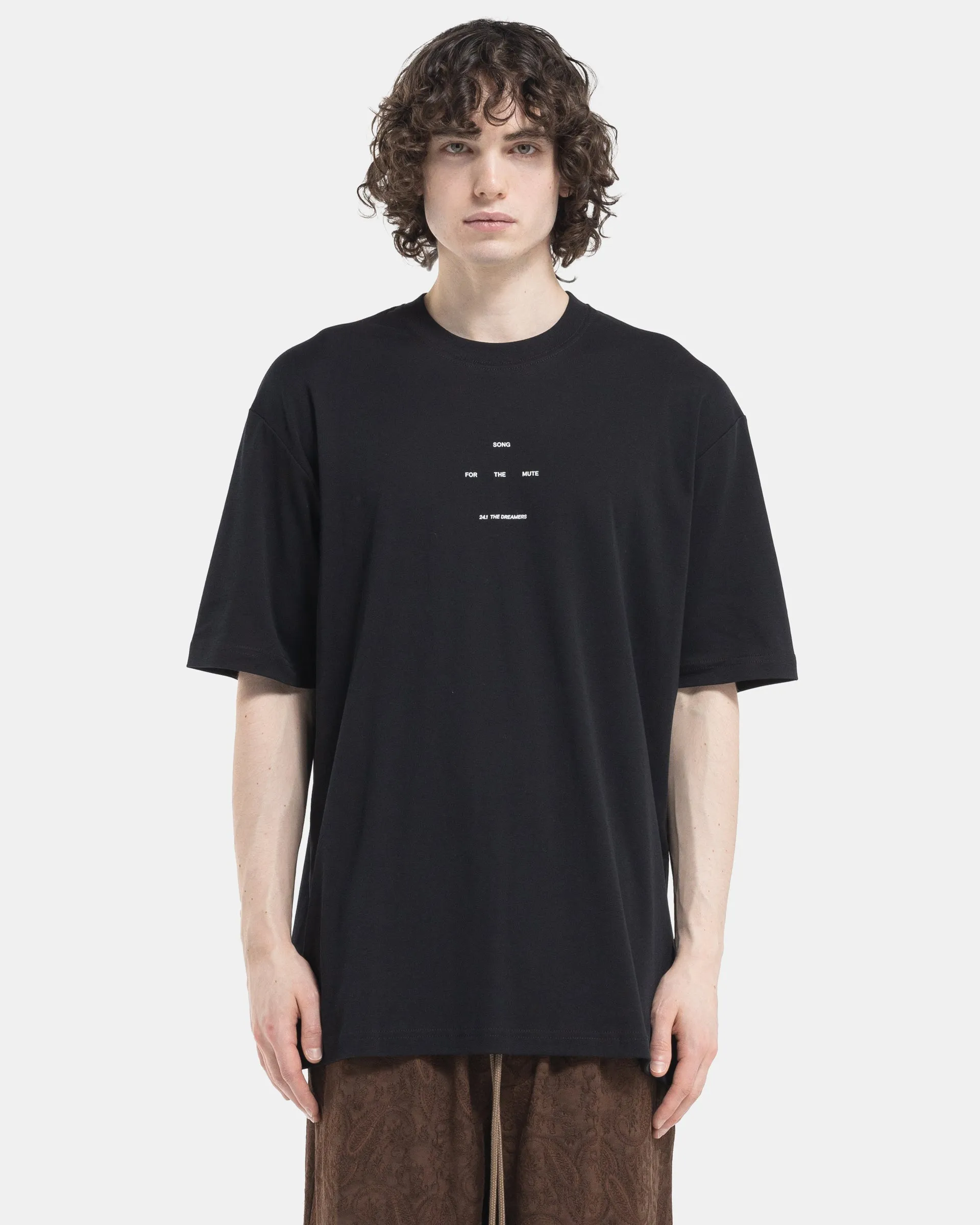 Logo Oversized T-Shirt in Black