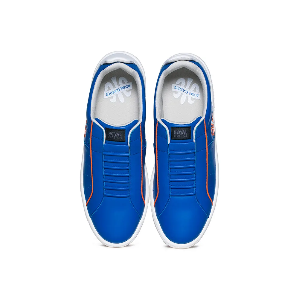 Men's Icon Archer Blue Orange Leather Sneakers 06394-501