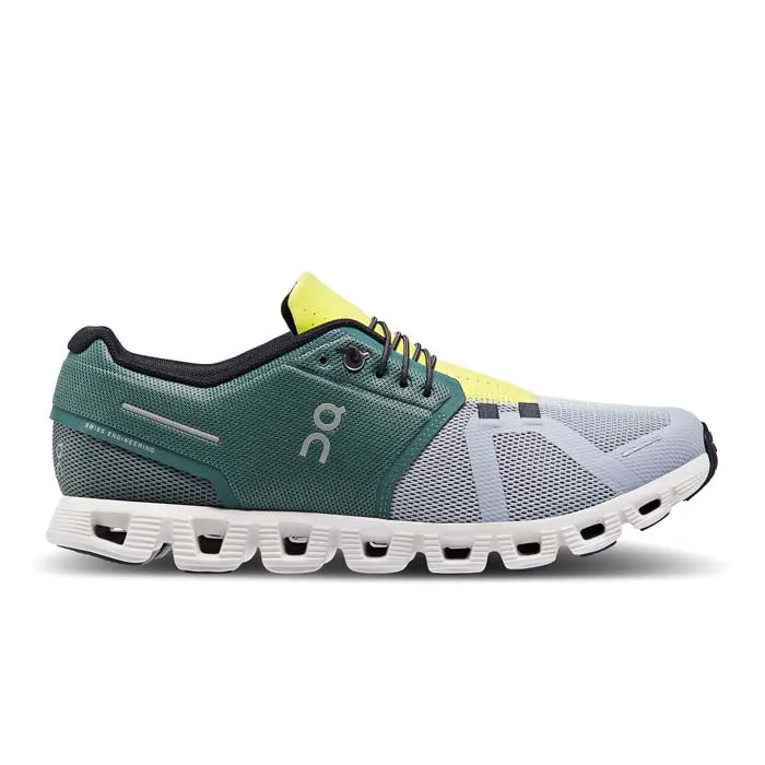 Mens On Running Cloud 5 in Olive/Alloy