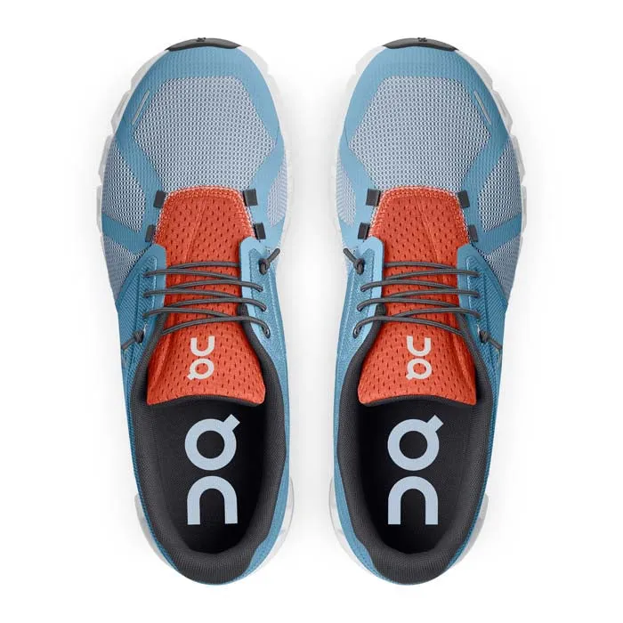 Mens On Running Cloud 5 Push in Niagara/Chambray