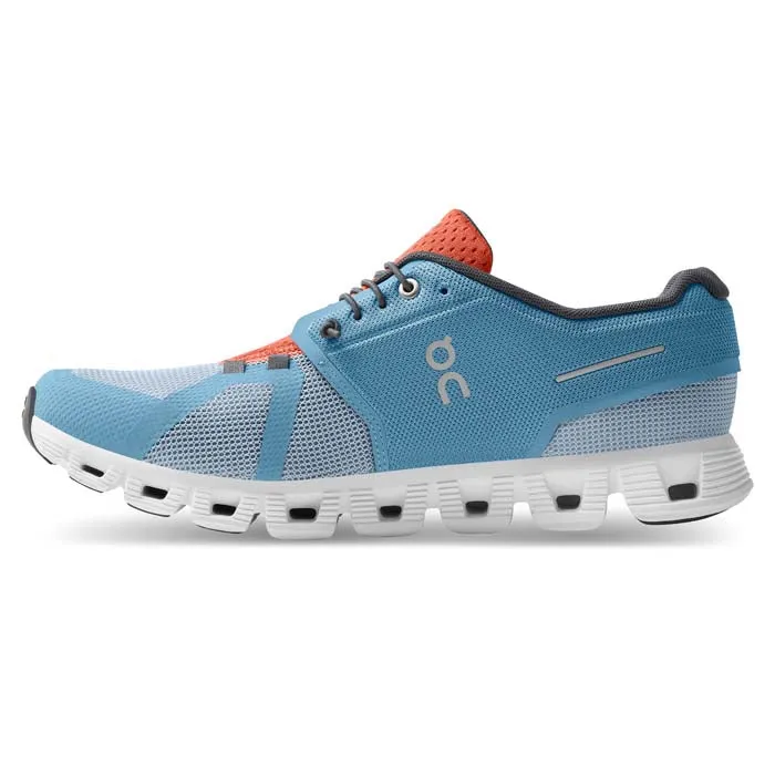 Mens On Running Cloud 5 Push in Niagara/Chambray