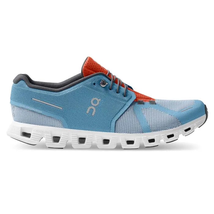 Mens On Running Cloud 5 Push in Niagara/Chambray