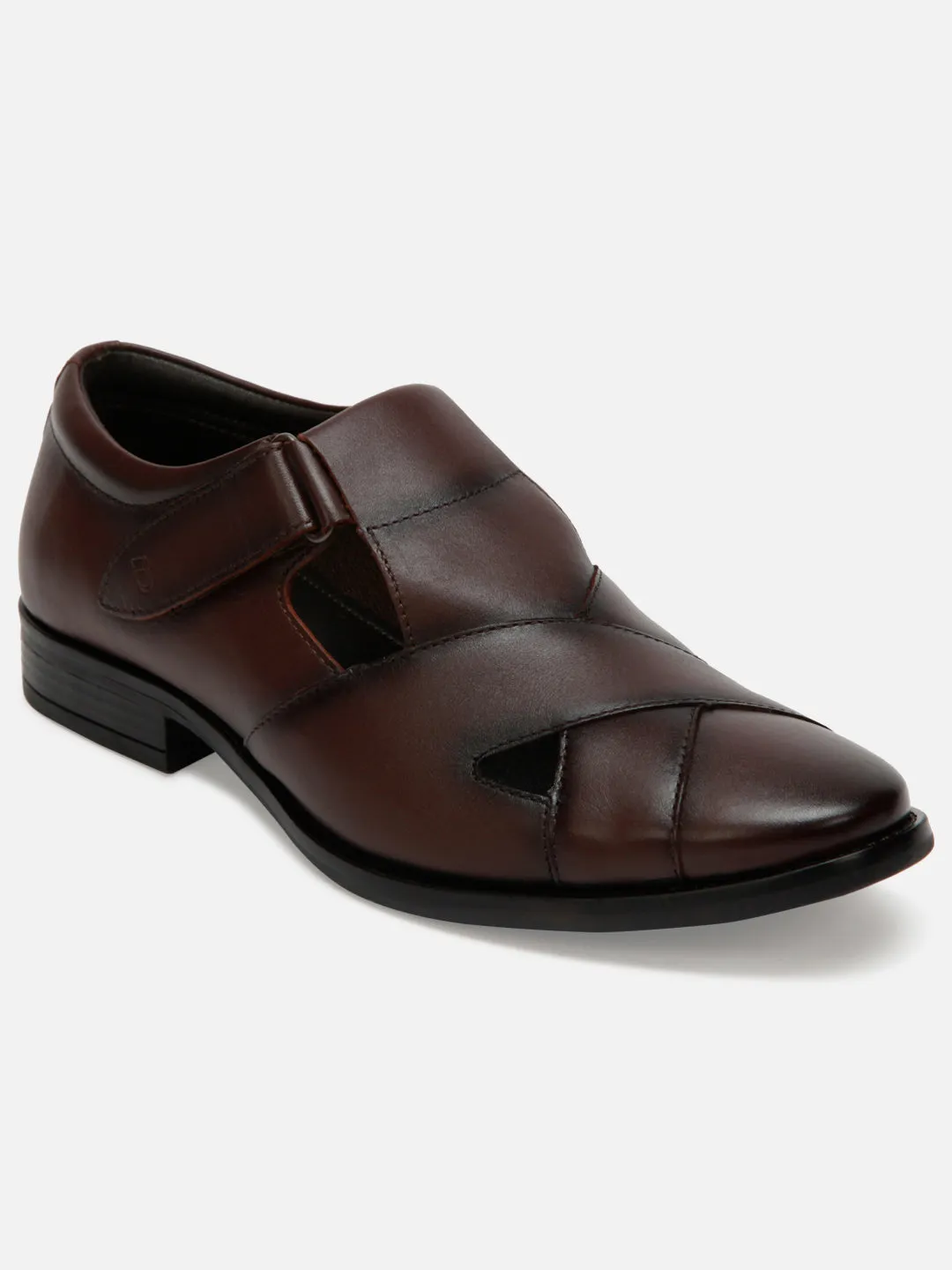 Men's Wine Peshawari Formal Slip On Sandal (ID4091)