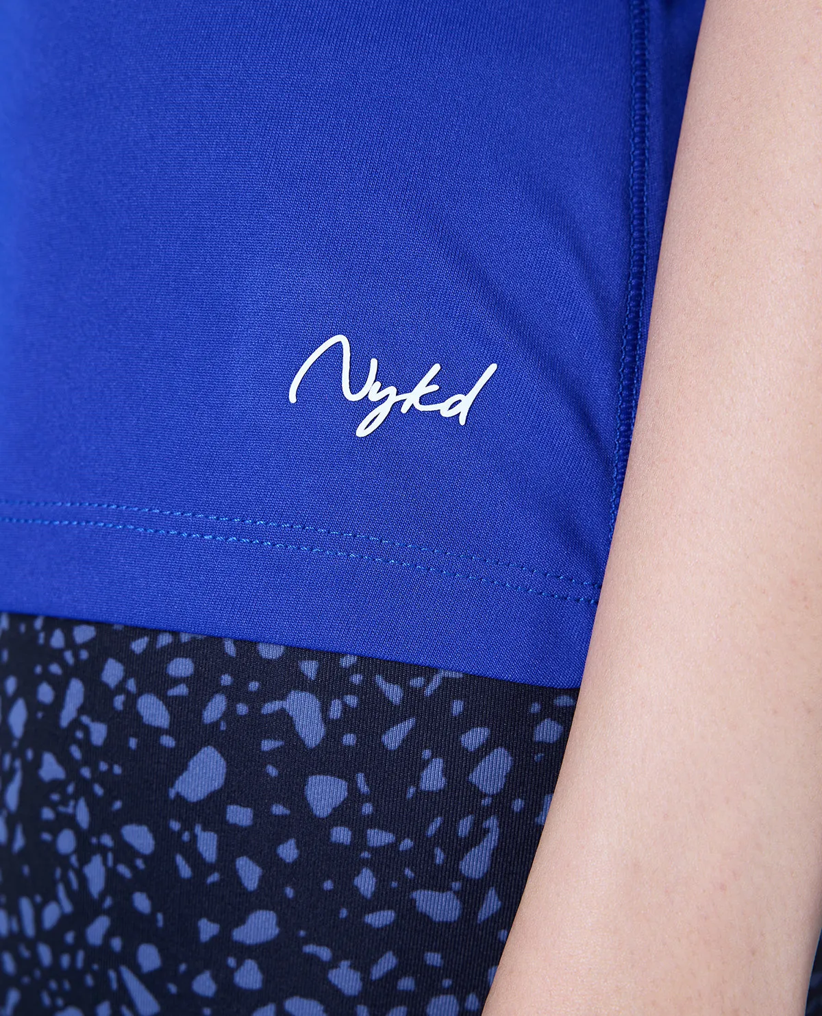 Nykd All Day Active Tee - NYK127 - Blue