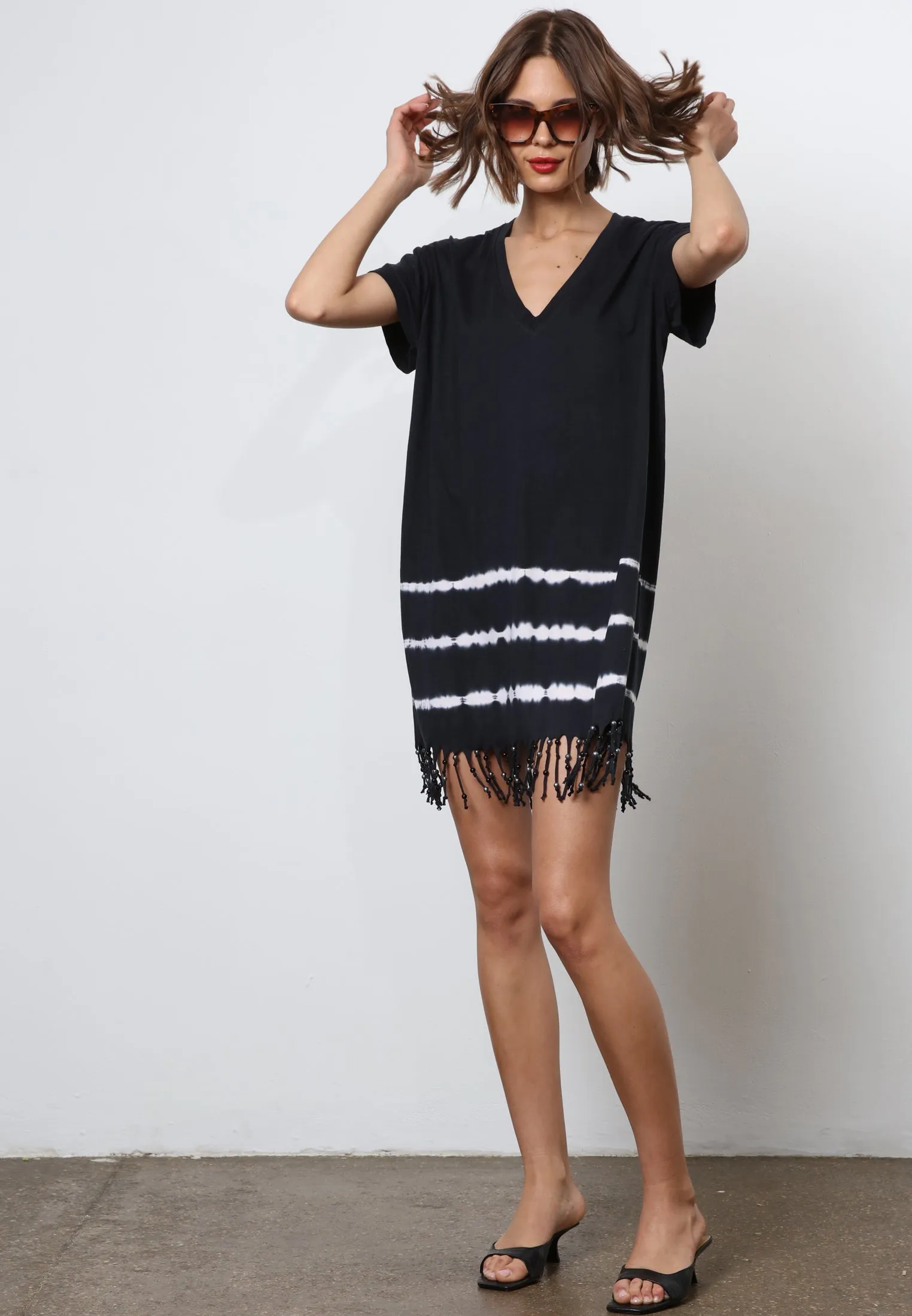 PARTICLE DRESS BLACK