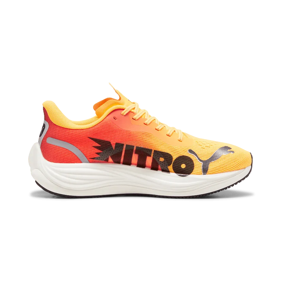 Puma Velocity Nitro 3 Men's Running Shoes Sun stream-Sunset Glow-Puma White - AW24