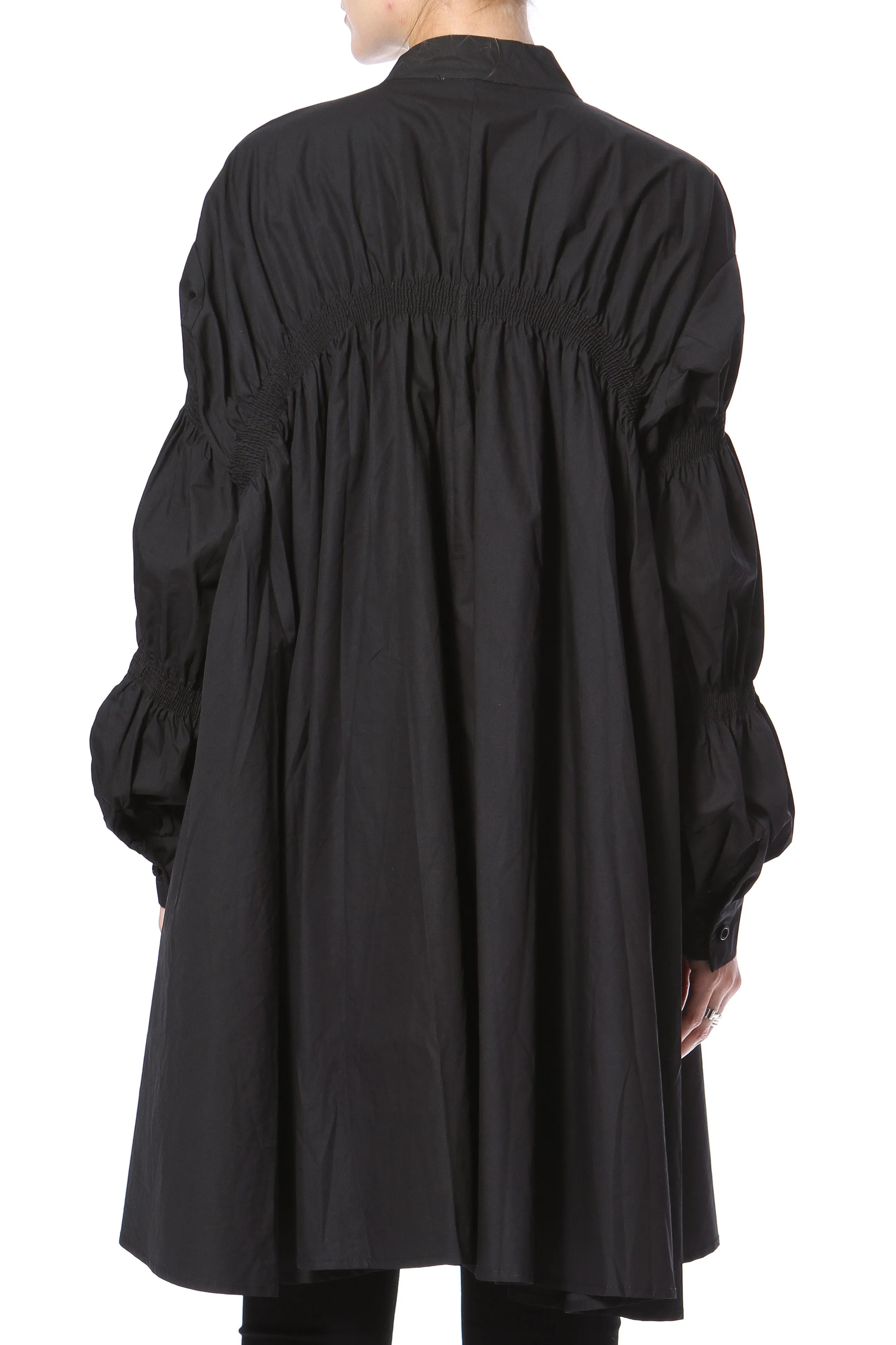 Ruched Shirt-Dress